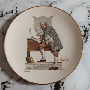 Plate Norman Rockwell